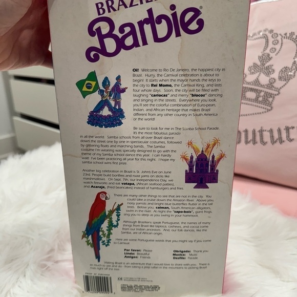 Vintage Dolls of the World Barbie Collection - Brazilian Barbie 🎀🇧🇷💞 - Picture 3 of 4